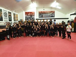 Female Kickboxing seminar TKO Elite gym Chatham kent