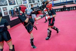 Cadets sparring TKO Elite gym chatham kent