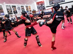 adult kickboxing sparring chatham